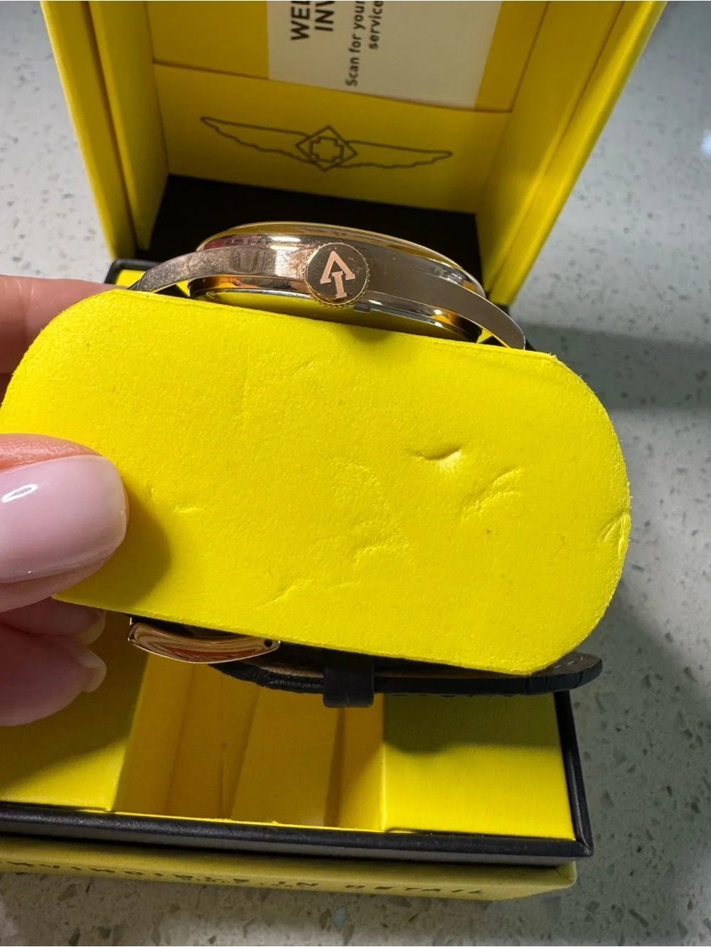 Invicta watch rose